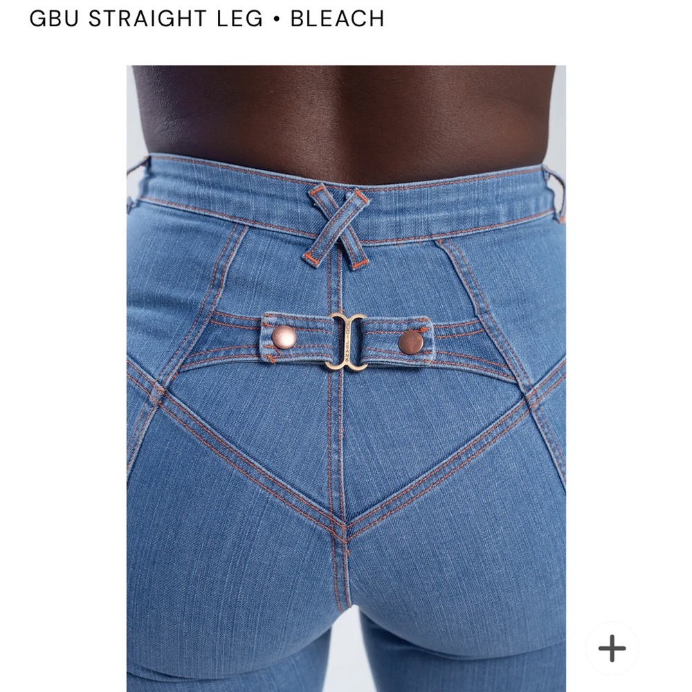 Like New Judi Rosen GBU Straight Leg Bleach Jeans